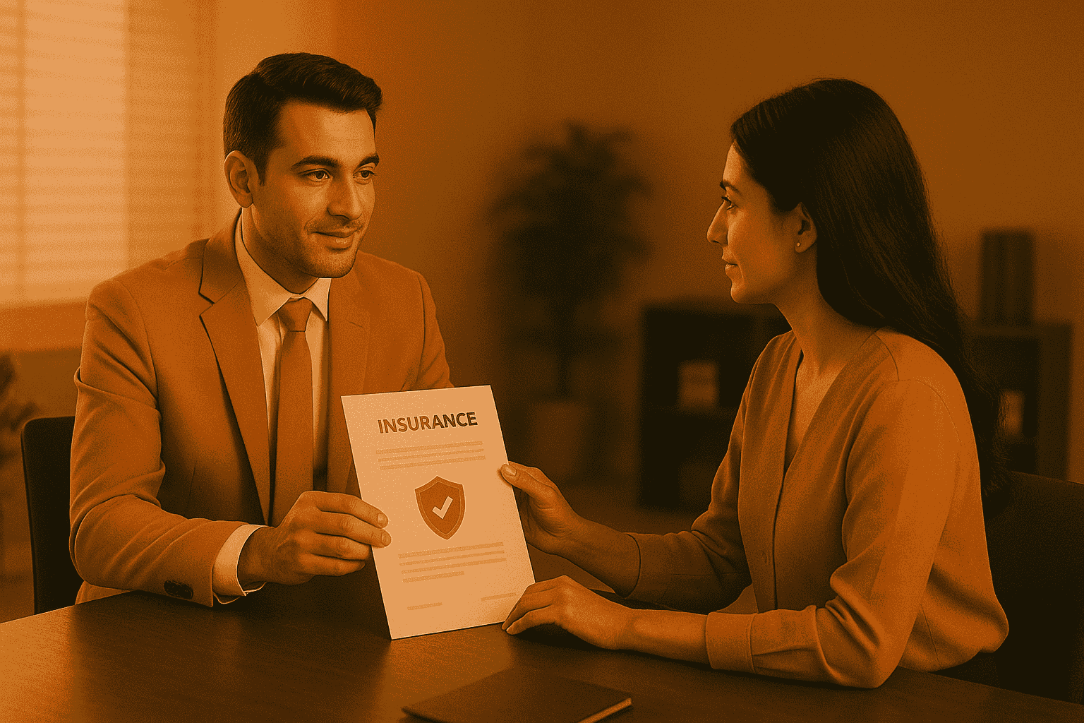 Insurance Consultation Illustration